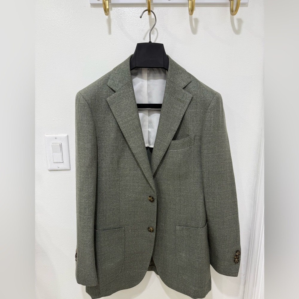 Suitsupply Olive Green Sport Coat Blazer